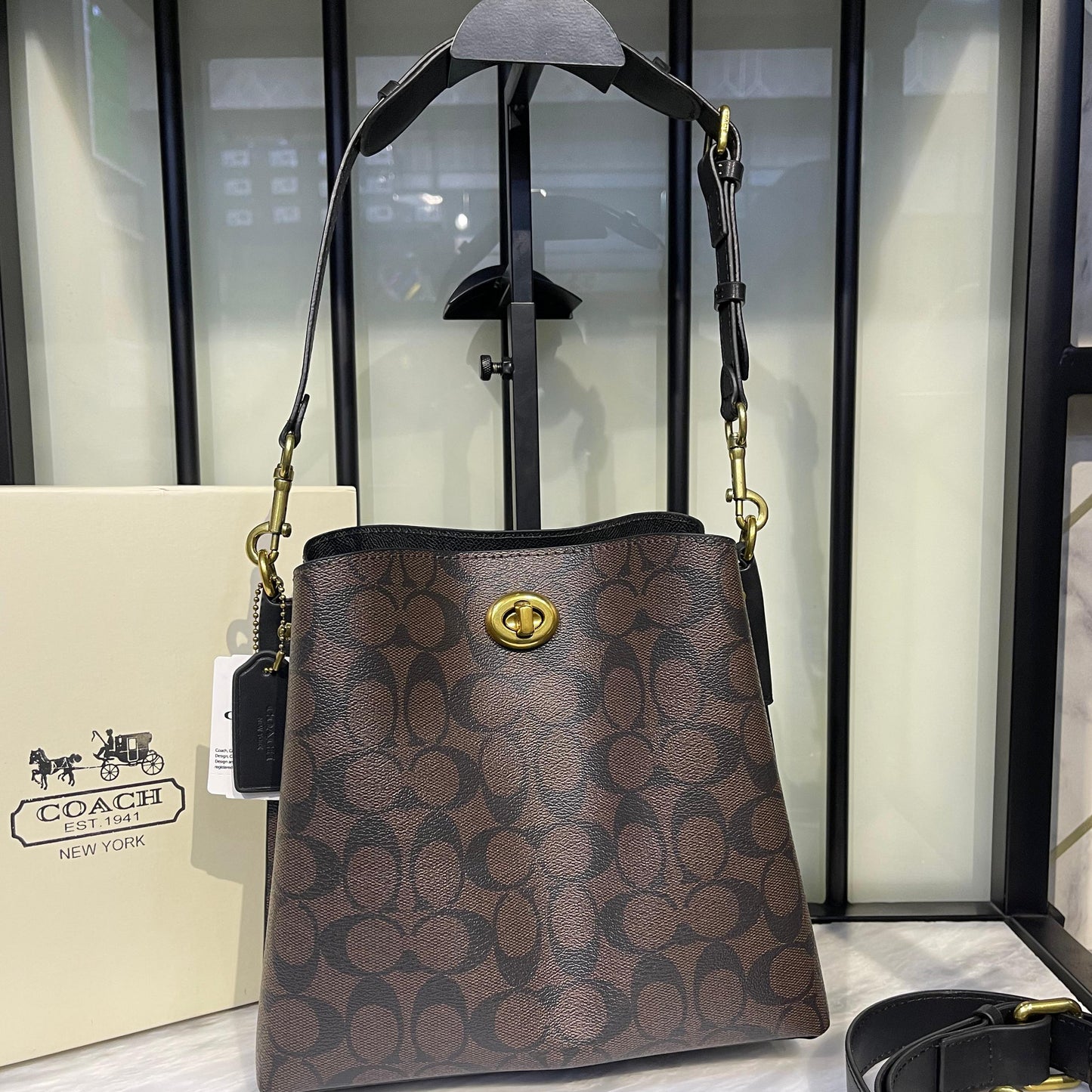 Coach Willow Bucket Bag with Brand Box