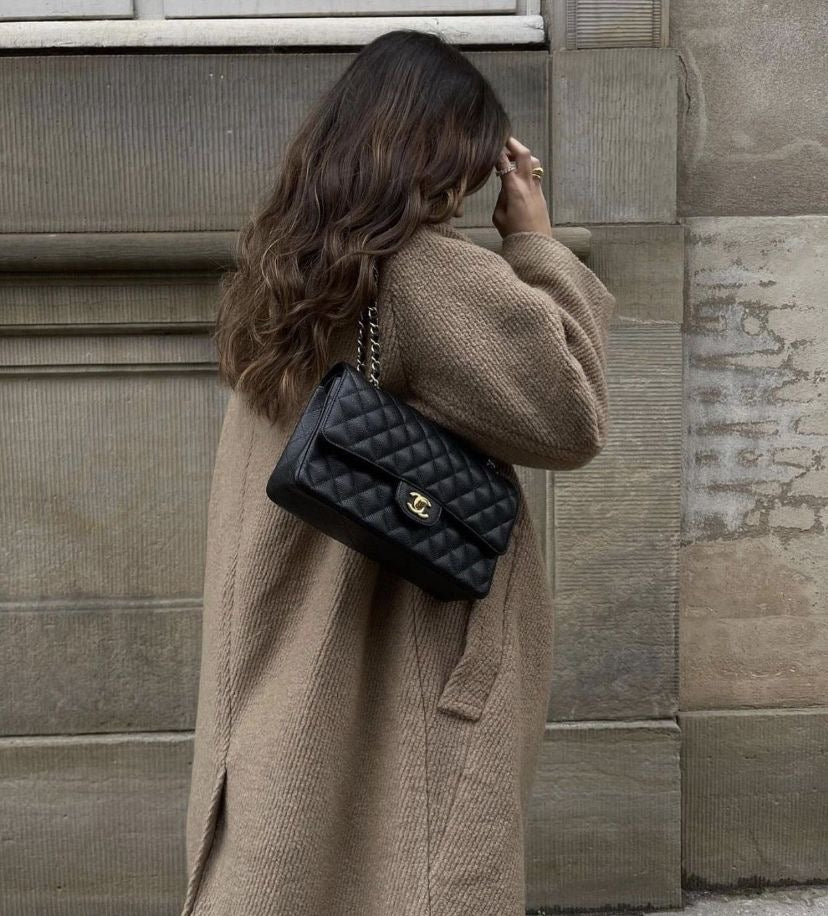 CHANEL Classic Medium with Brand Box- Genuine Leather