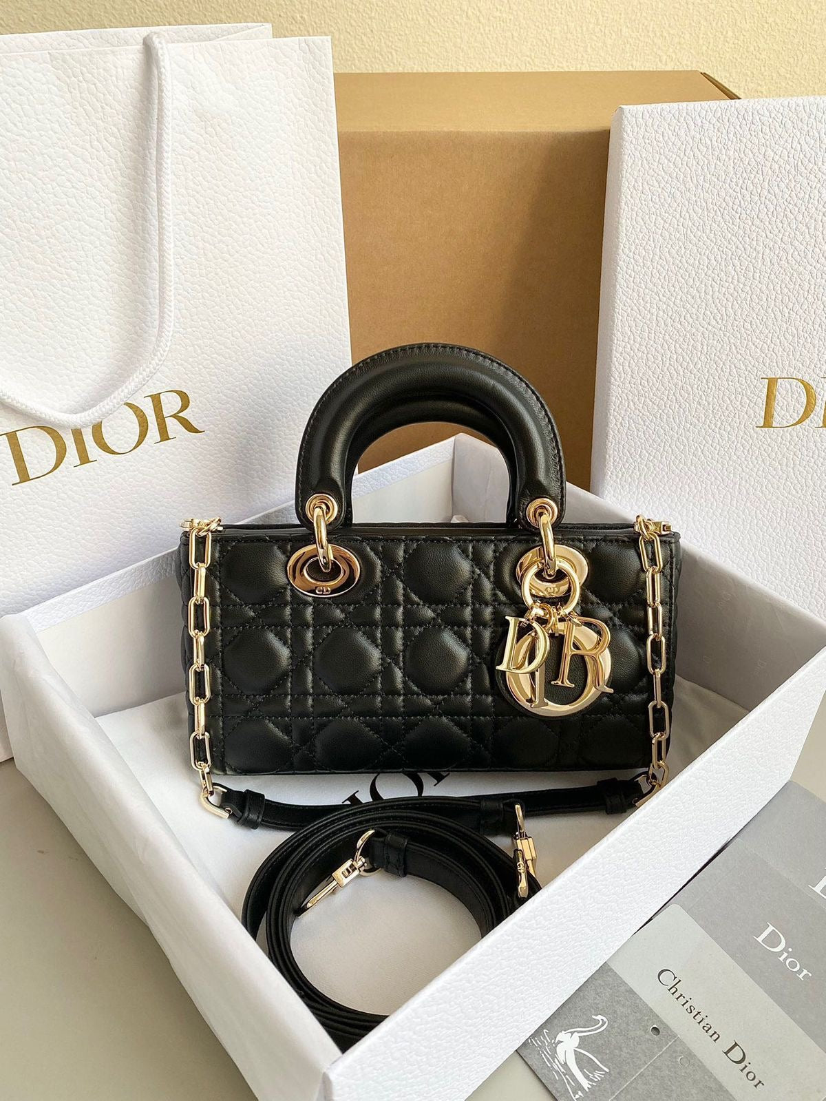 Dior Lady D- Joy Patent Leather with Box