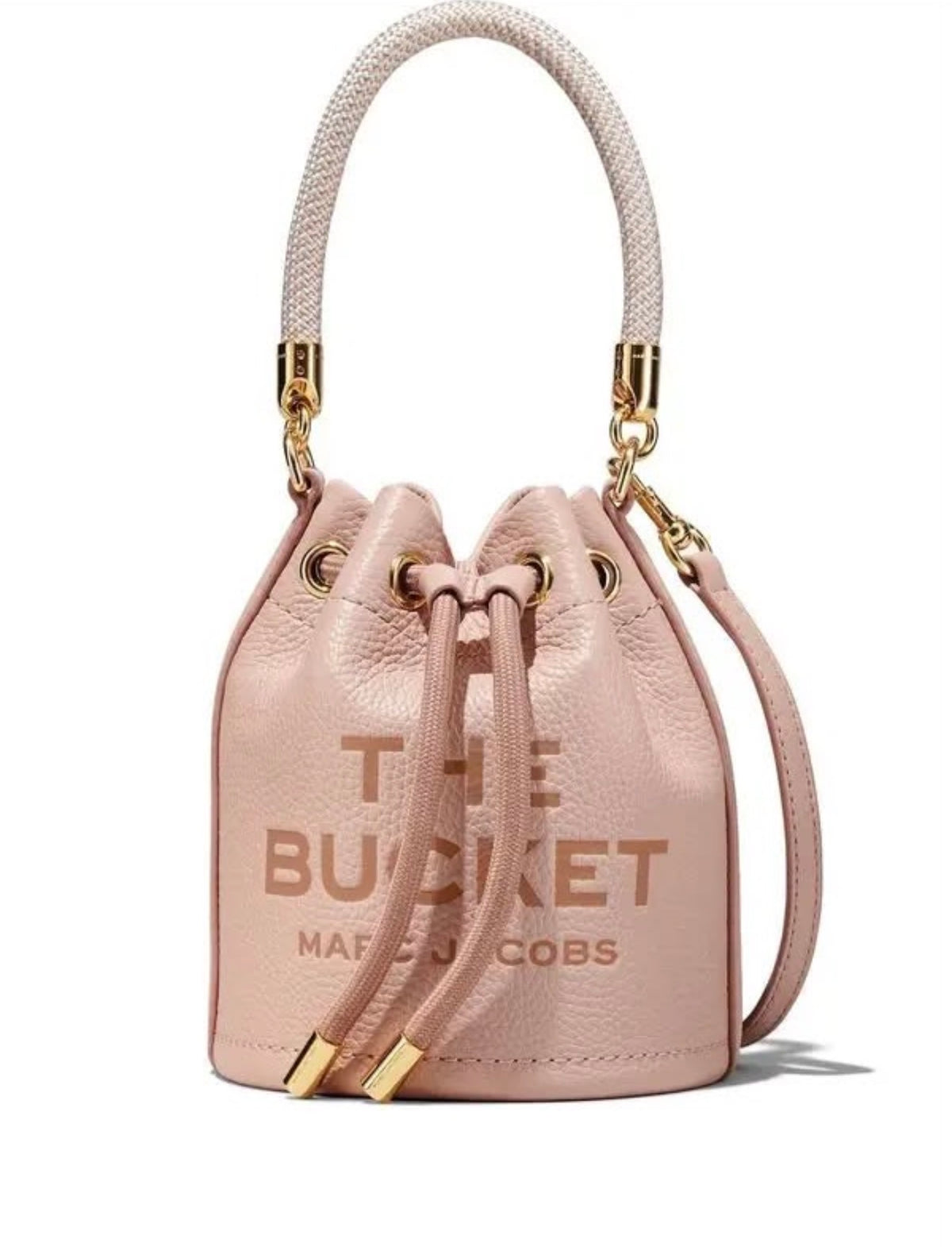 Marc Jacobs Leather Bucket Bag with Brand Box- Small