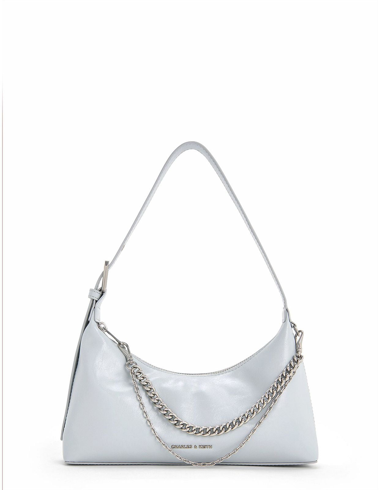 Charles & Keith Atwood Chain Embellished Shoulder Bag