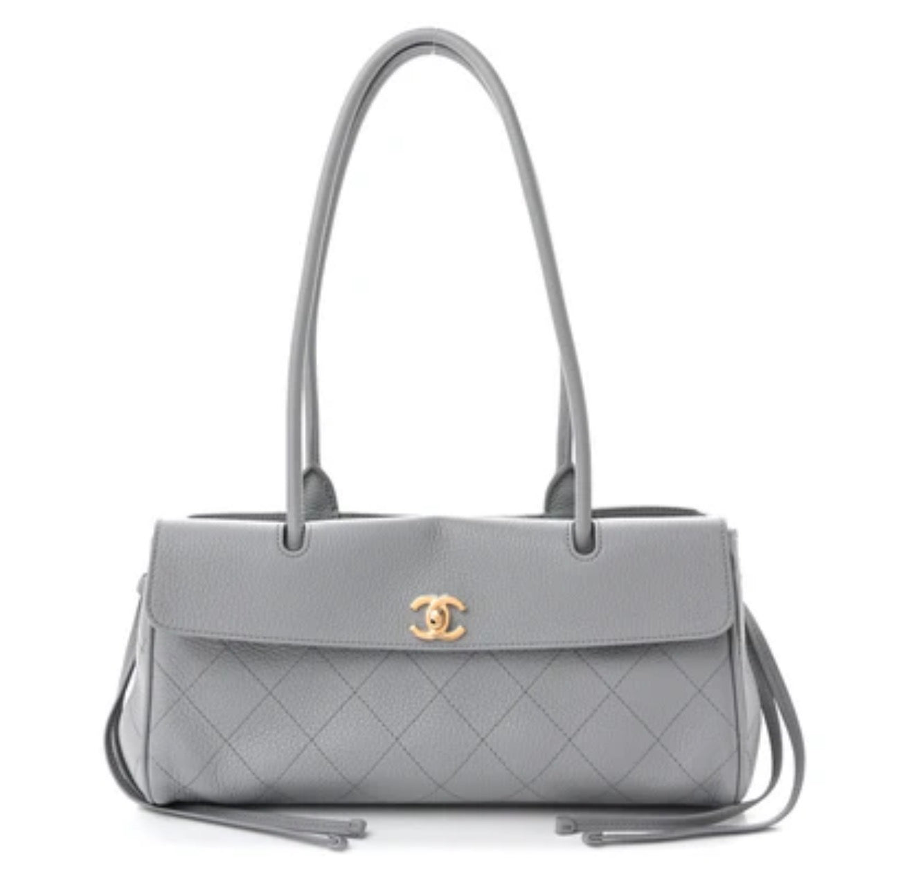 CHANEL Vintage Cerf Small Tote with Brand Box- Genuine Leather