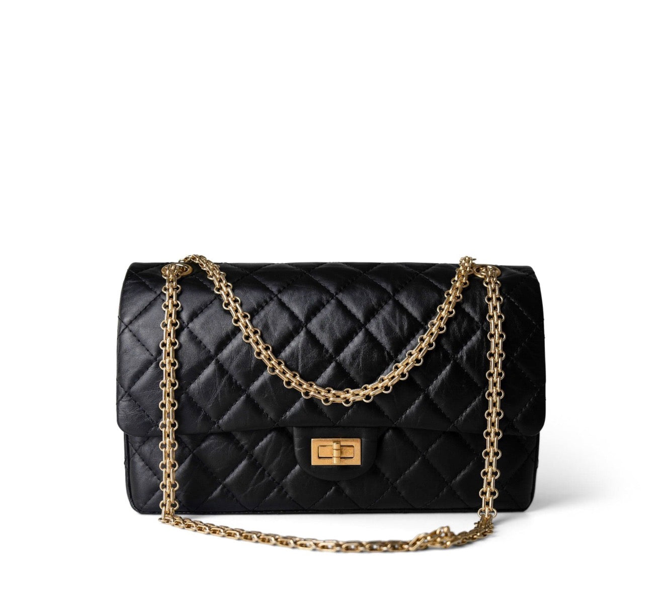 CHANEL Reissue Quilted with Brand Box- Genuine Leather