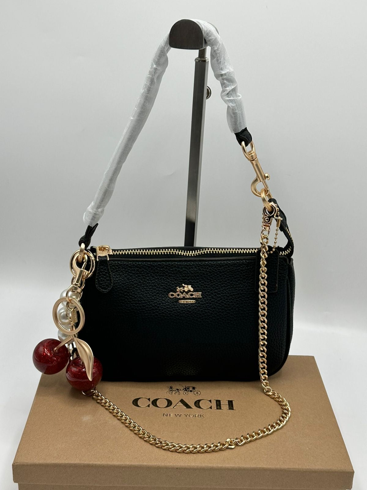 Coach Nolita 19 Cherry Charm Included
