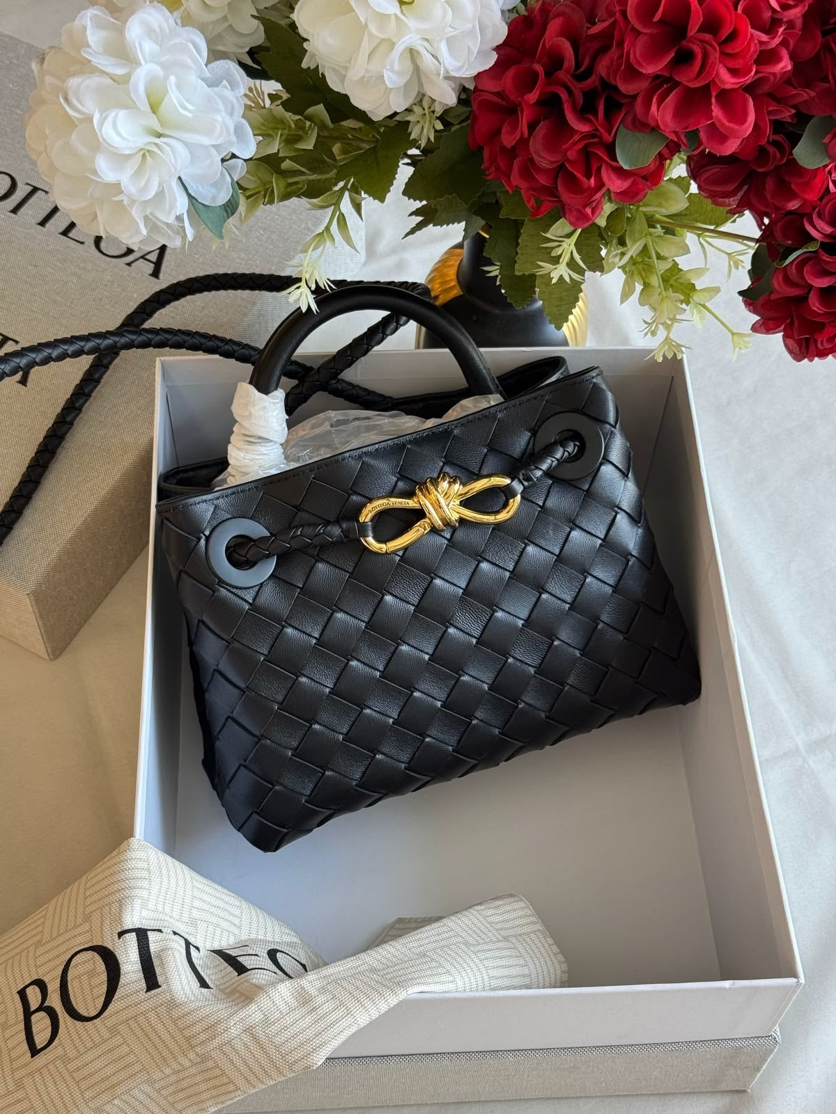 Bottega Veneta BV Andiamo Small with Brand Box