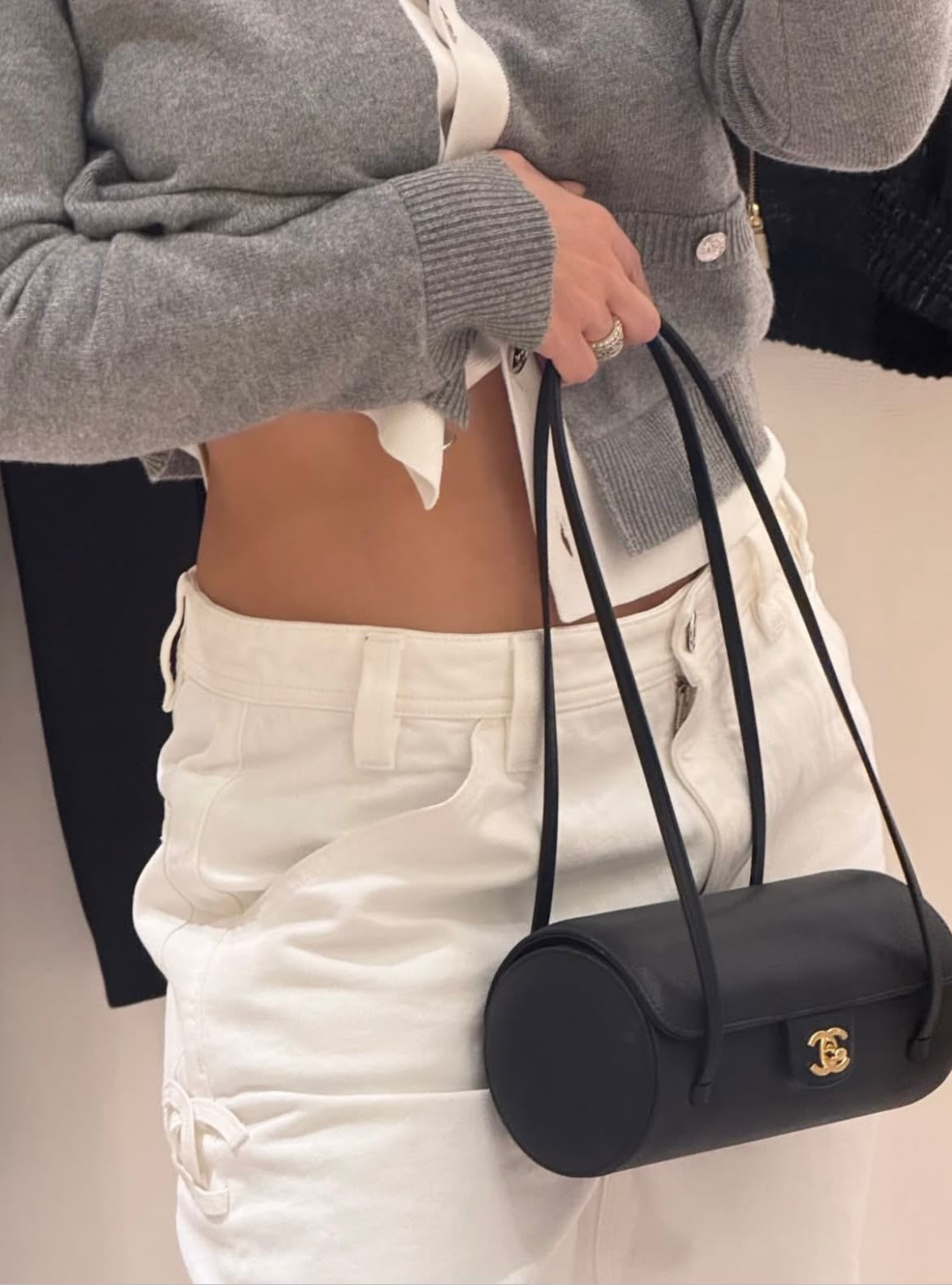CHANEL Bowling Bag with Brand Box