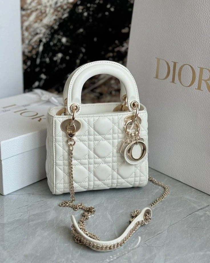 Christian Dior Lady Dior Bag with Brand Box- Small