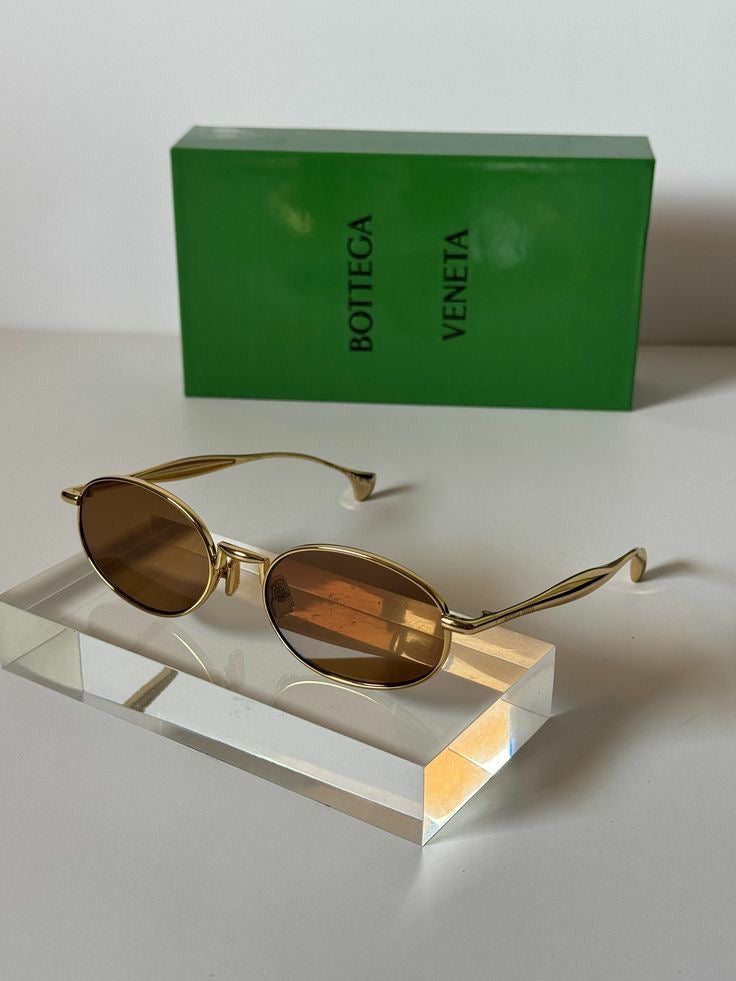 Bottega Veneta Metal Frame Sunglasses