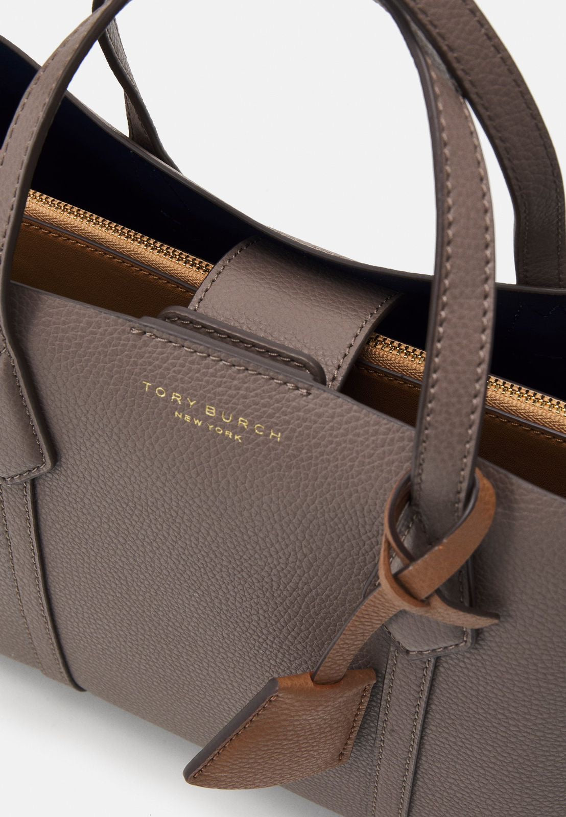 Tory Burch Perry Small Tote with Brand Box- Genuine Leather