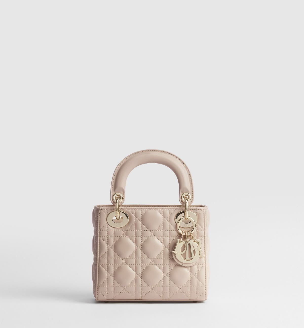 Christian Dior Small Lady Dior with Brand Box- Beige