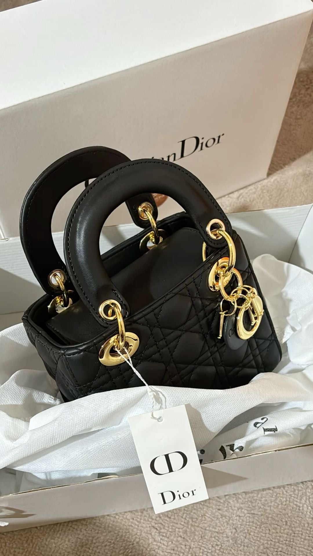Lady Dior Bag with Brand Box- Small