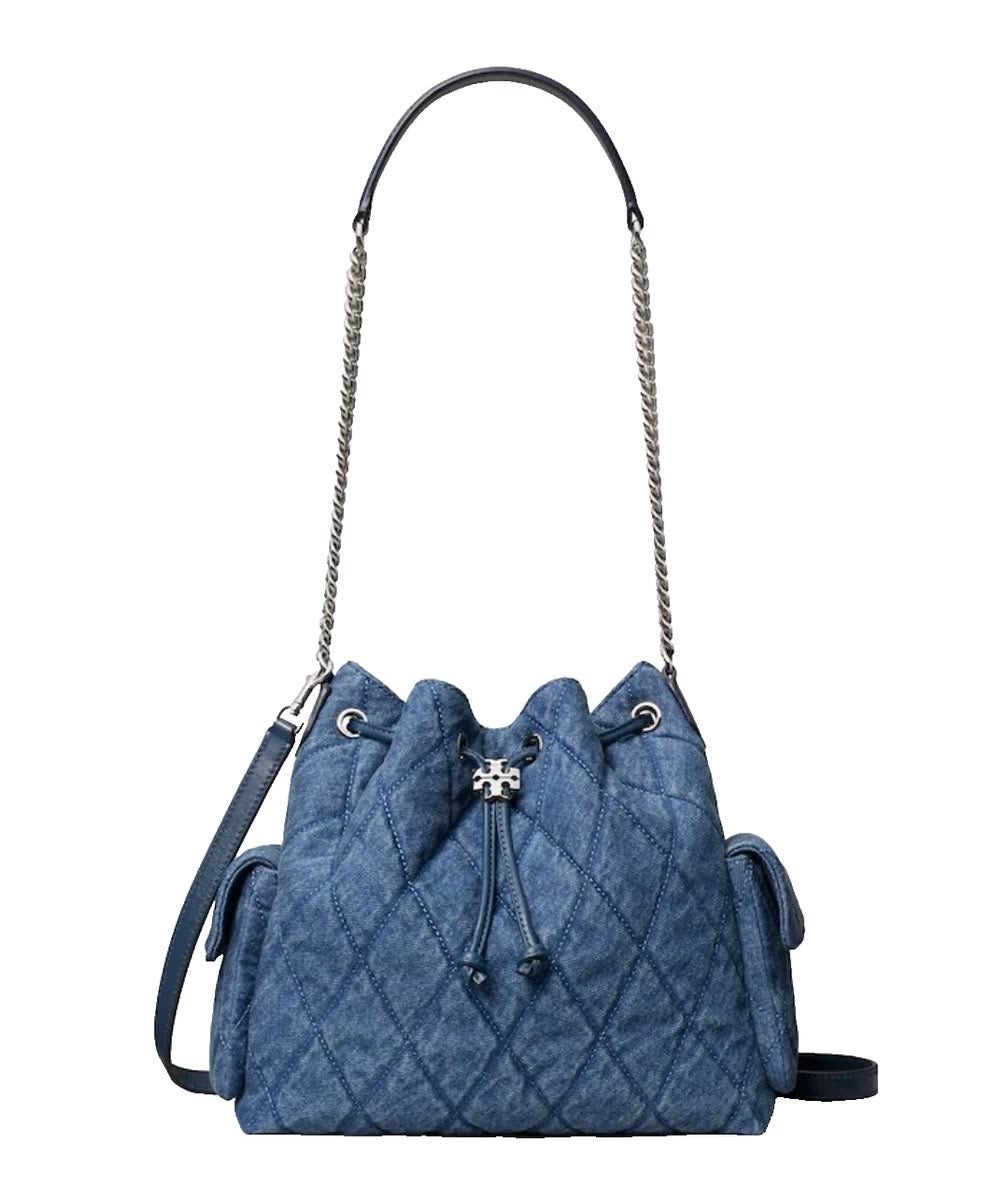 Tory Burch Charlie Denim Small