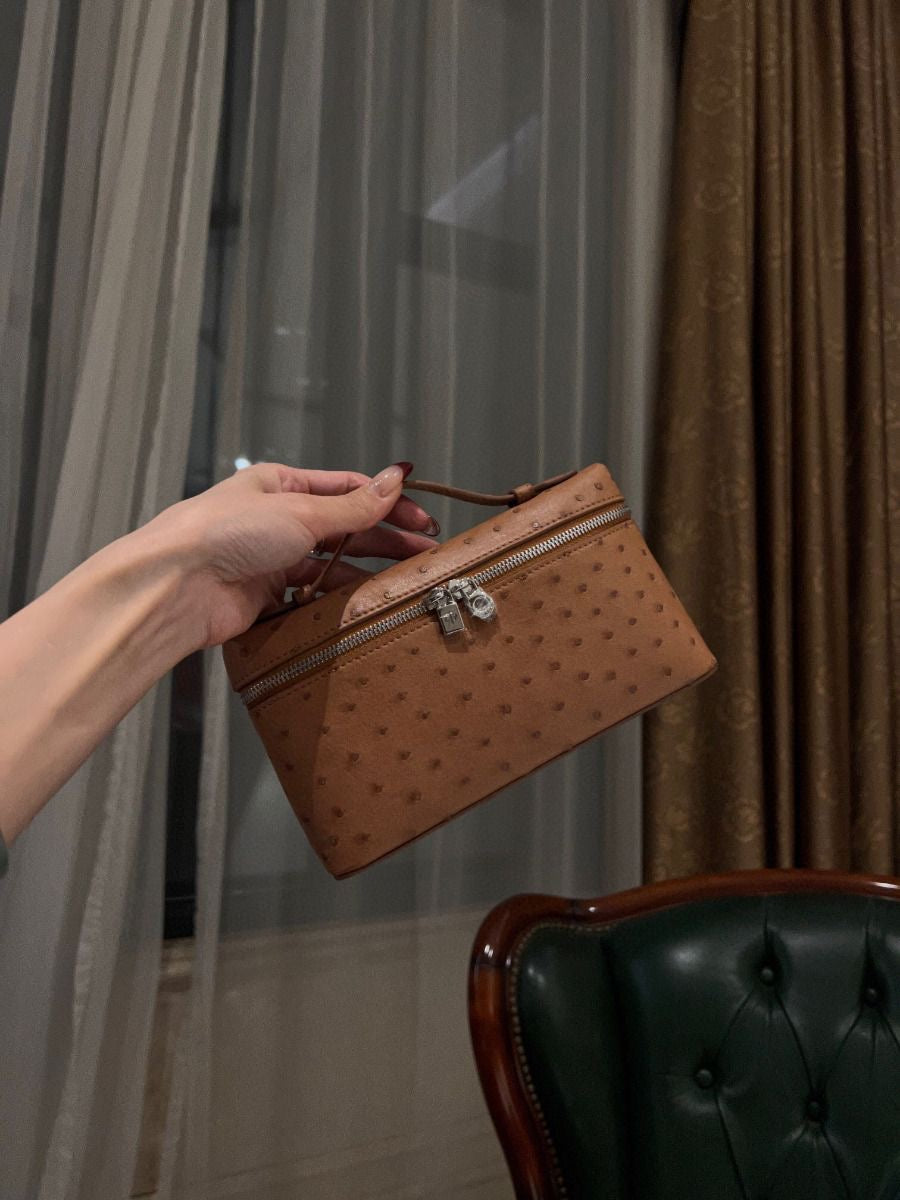 Loro Piana Ostrich Leather with Brand Box
