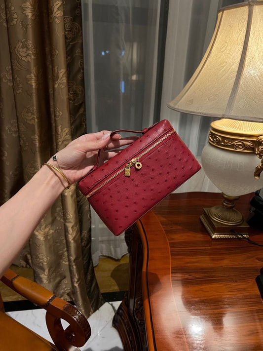 Loro Piana Ostrich Leather with Brand Box