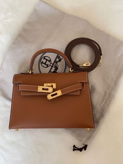Hermes kelly 19 cm with Brand Box- Premium
