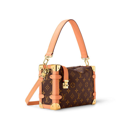 LV Side Trunk Small with Brand Box - Genuine Leather