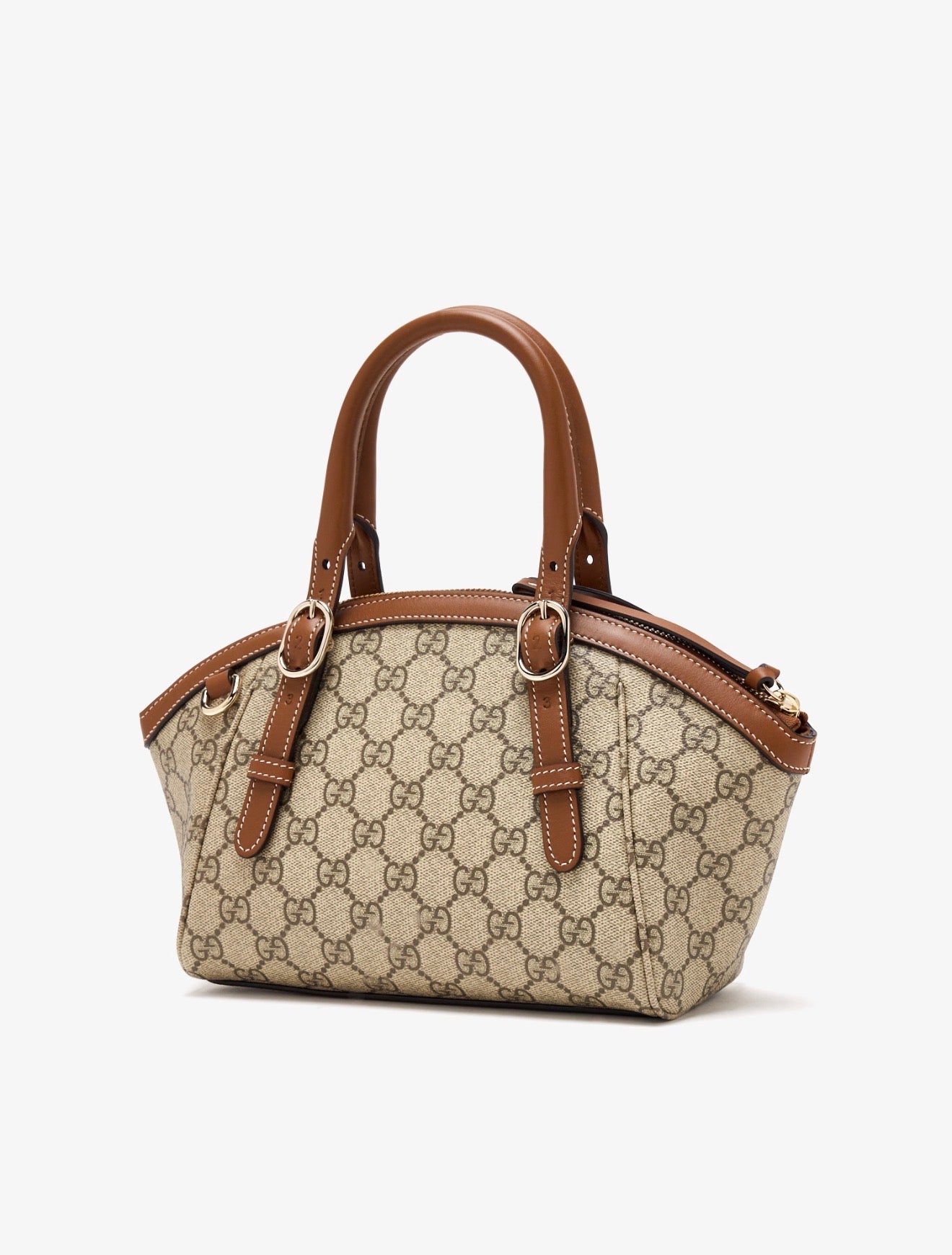 Gucci Emblem Small Top Handle Bag with Brand Box