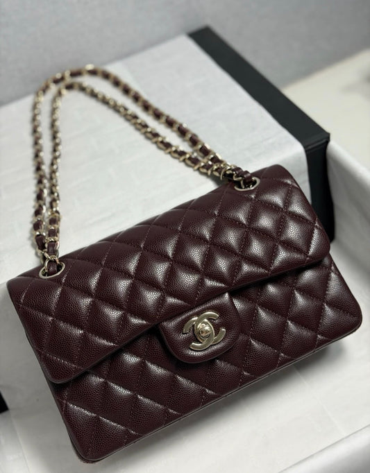 CHANEL Classic Medium with Brand Box-Genuine Leather