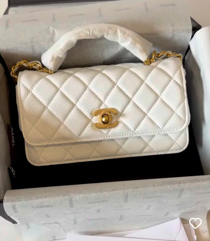 CHANEL Fit Flap with Brand Box - GenuineLeather