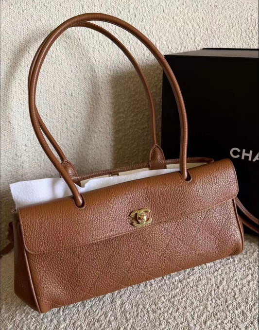 CHANEL Vintage Cerf Small Tote