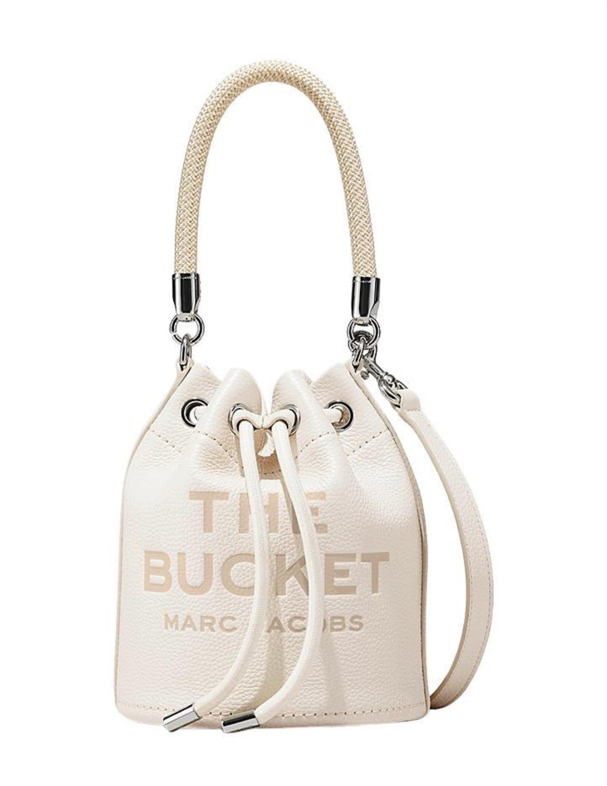 Marc Jacobs Leather Bucket Bag with Brand Box- Small