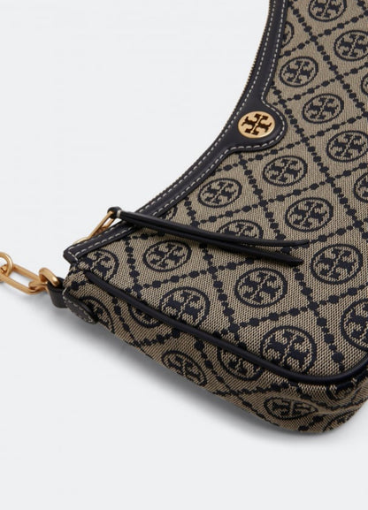 Tory Burch T Monogram Jacquard Studio Shoulder Bag with Brand Box
