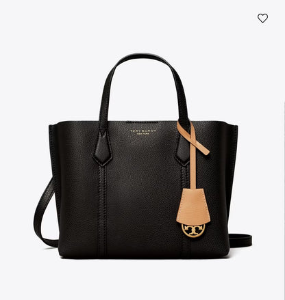 Tory Burch Perry Small Tote with Brand Box- Genuine Leather