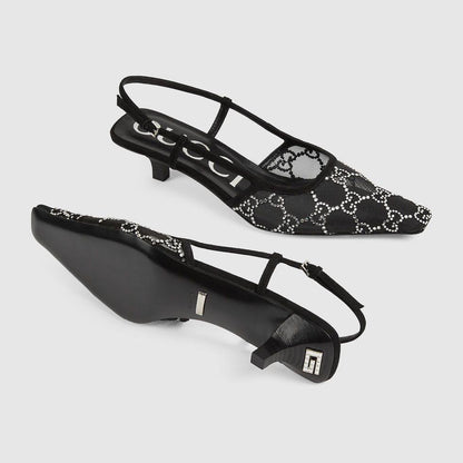 Gucci Sling Pumps with Complete Packaging