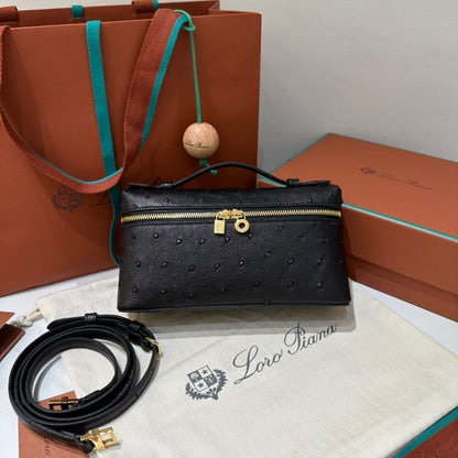 Loro Piana Ostrich Leather with Brand Box