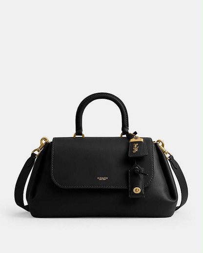 Coach Slouchy Rogue Top Handle Bag with Brand Box - Genuine Leather