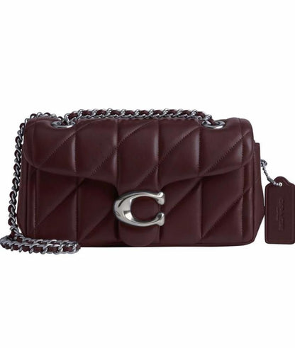Coach Quilted Tabby 20 Silver Hardware- Genuine Leather