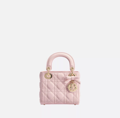Christian Dior Lady Dior Cannage Small with Brand Box - Genuine Leather