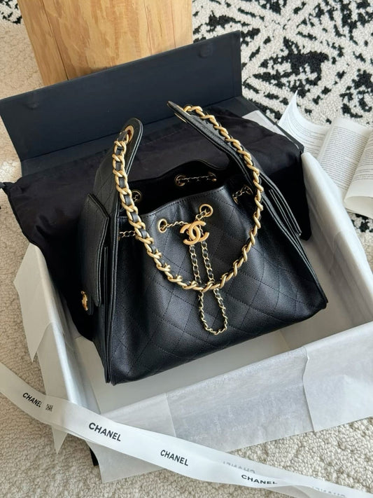 CHANEL 25 Hobo Small with Complete Packaging