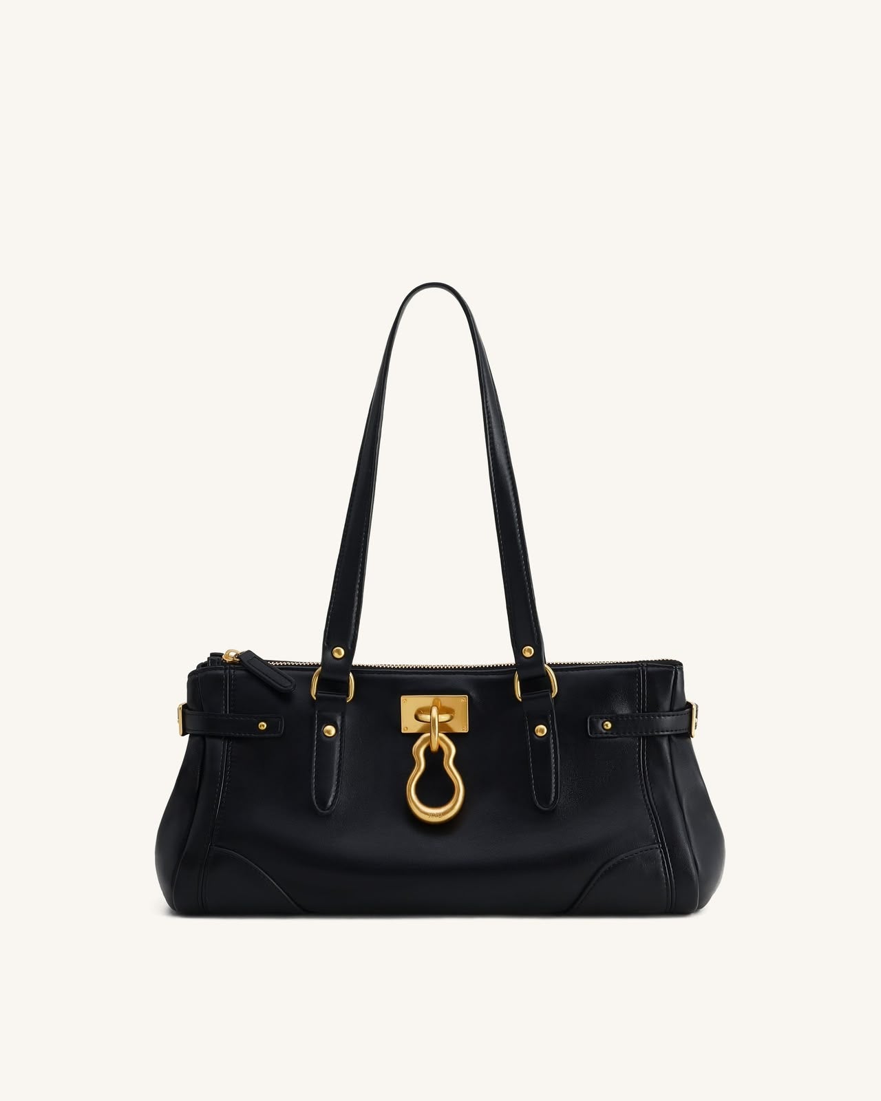 JW PEI Yvette Alongated Tote with Brand Box- Black