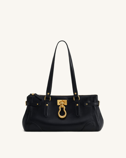 JW PEI Yvette Alongated Tote with Brand Box- Black