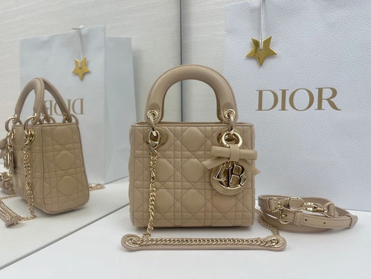 Christian Dior Lady Dior Cannage Small with Brand Box