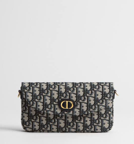 Christian Dior 30 Montaigne D- Vine Pouch with Brand Box