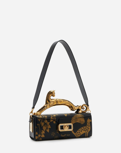 Lanvin Rateau Pencil Cat leather Bag