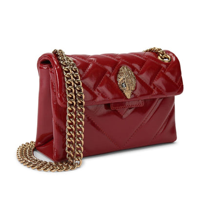 Kurt Geiger Shoreditch Bow Bag with Brand Box - Patent Leather