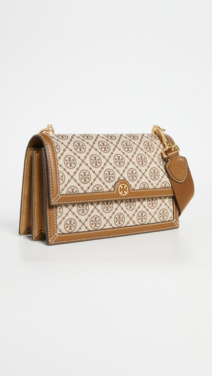 Tory Burch Jacquard T Monogram Bag with Brand Box