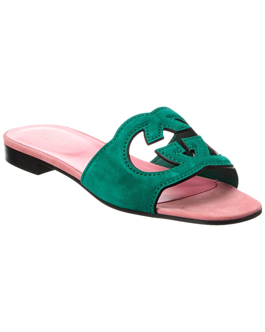 Gucci Interlocking Sandal  with Brand Box