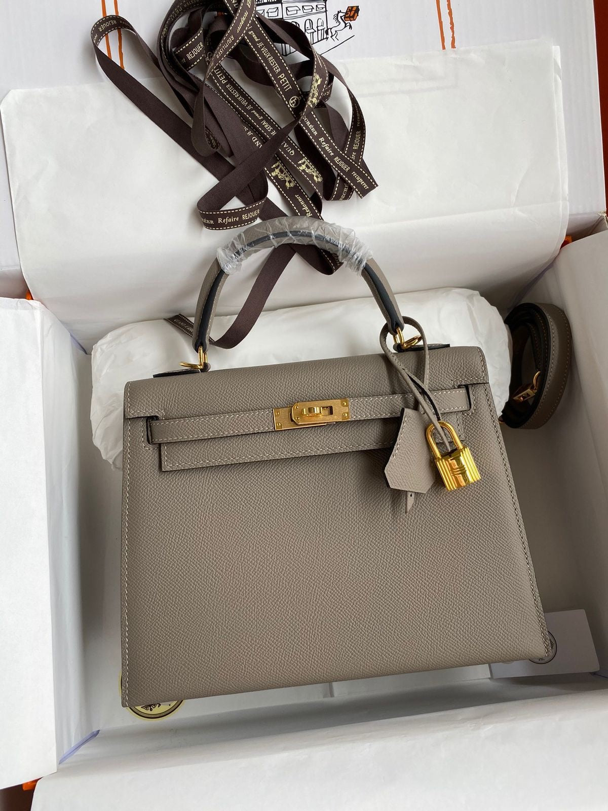 Hermes kelly 25 cm with Brand Box- Premium