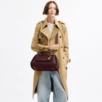 Coach Slouchy Rogue Top Handle Bag with Brand Box - Genuine Leather