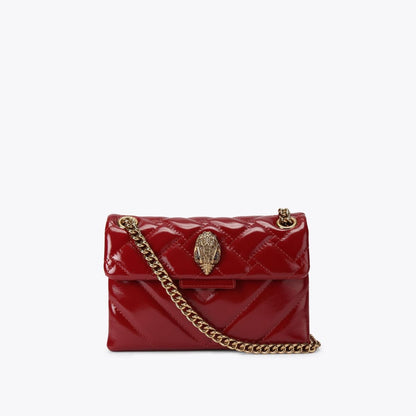 Kurt Geiger Shoreditch Bow Bag with Brand Box - Patent Leather