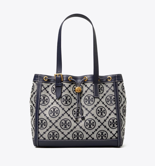 Tory Burch T Monogram Small Tote with Brand Box
