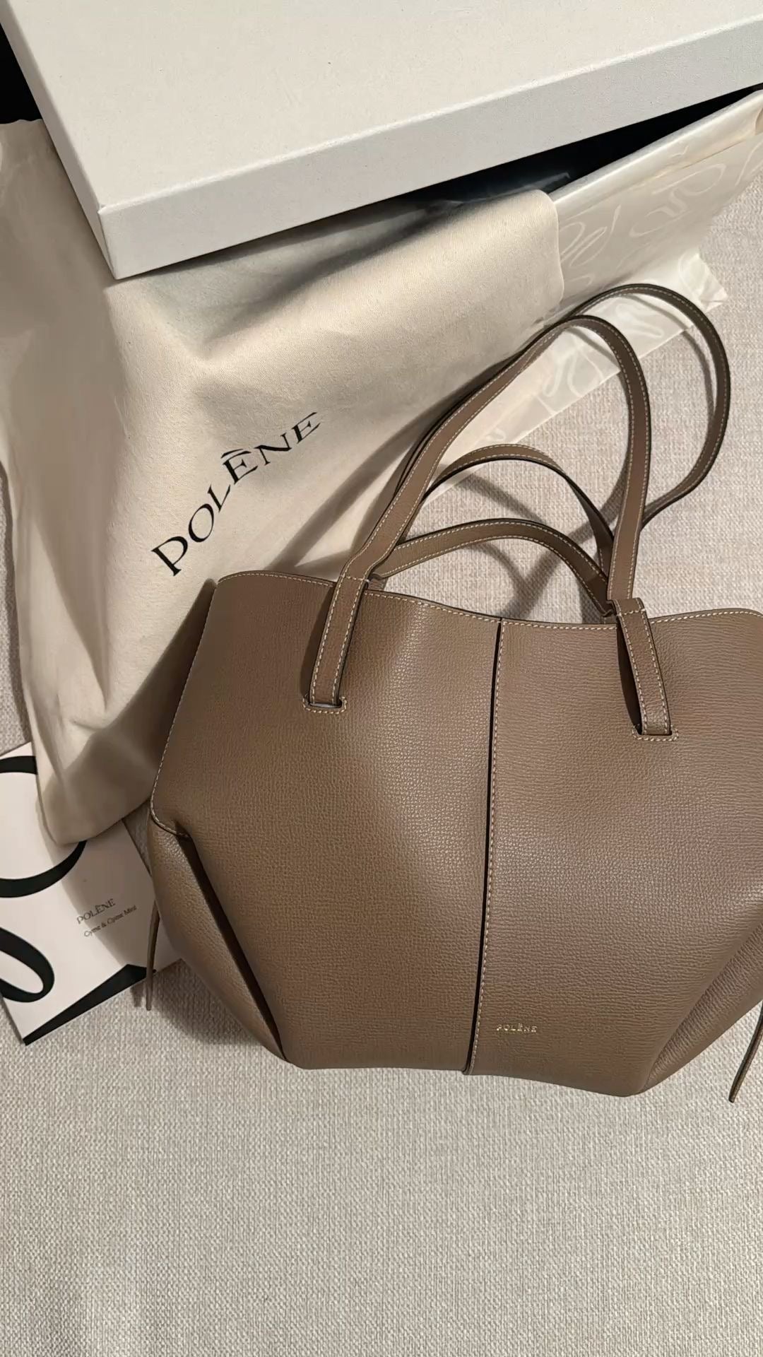 Polene Cyme Tote Small with Brand Box