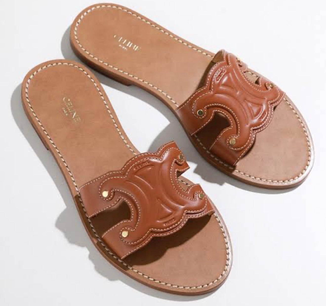 CELINE Marina Mules with Brand Box