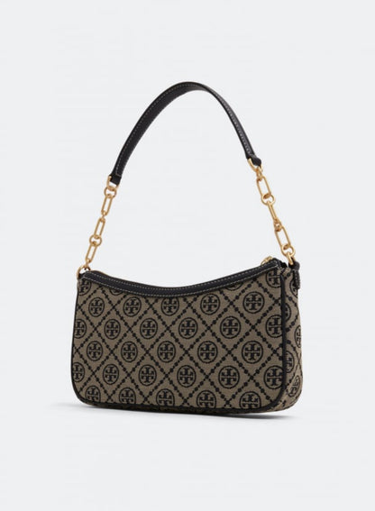 Tory Burch T Monogram Jacquard Studio Shoulder Bag with Brand Box