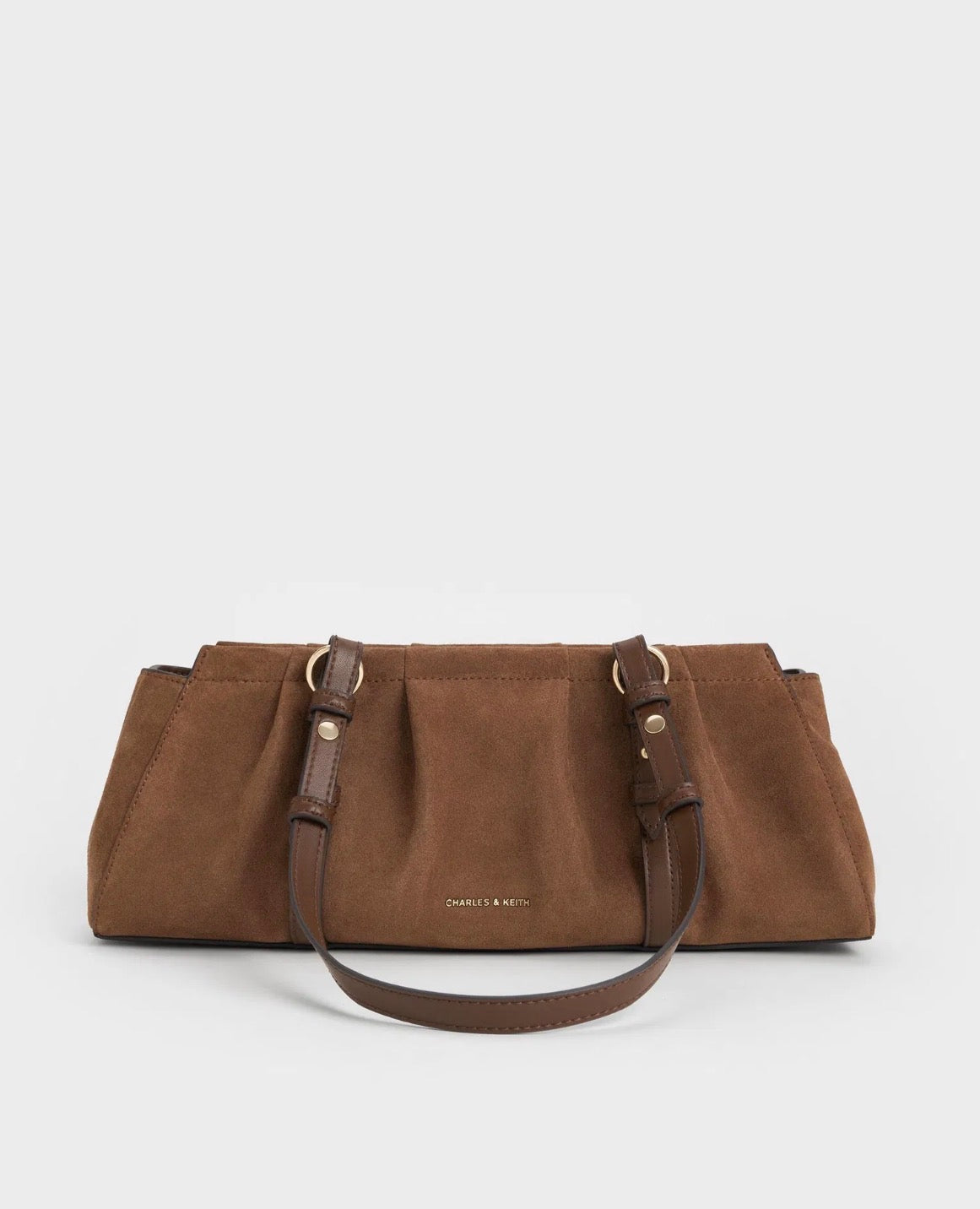 Charles & keith britton Suede Elongated Bag