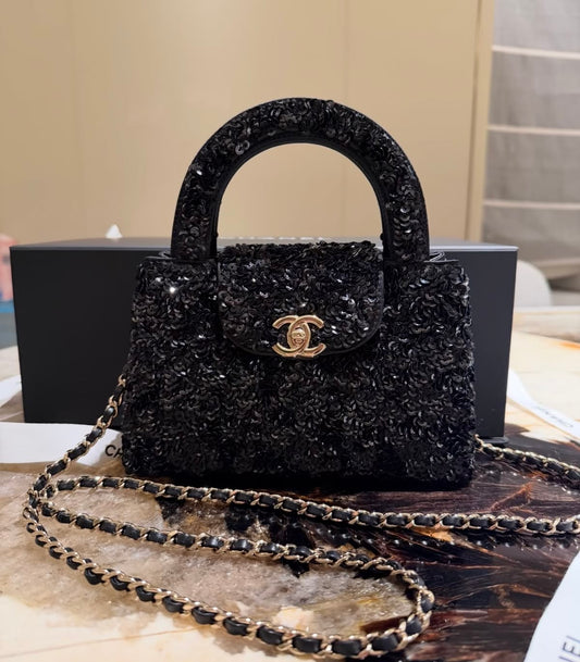 CHANEL Sequin Kelly with Brand Box